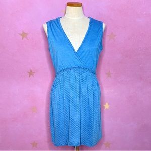 Sundance Blue Babydoll Dress Size Large